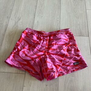Patagonia Pink and Red Printed Women's Shorts